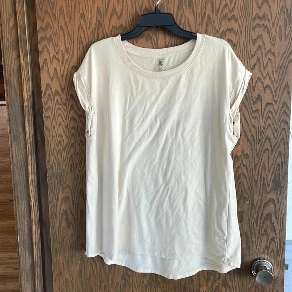 Cream Mono Tee L